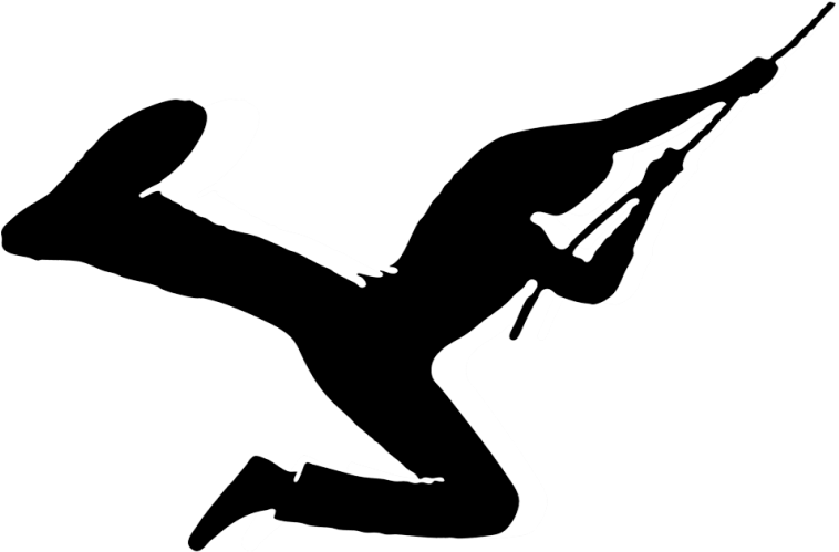 Free Download American Ninja Warrior Clipart - American Ninja Warrior Silhouette (800x514), Png Download