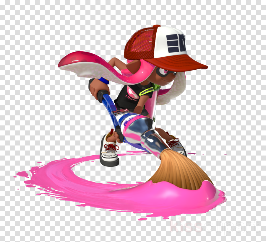 Splatoon Brush Png Clipart Splatoon 2 Wii U - Splatoon Brush Png (900x820), Png Download