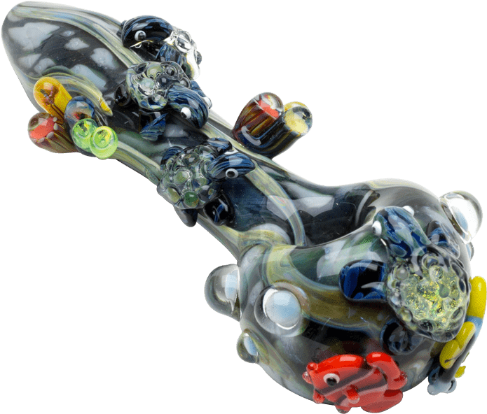 Empire Glassworks Heady Great Barrier Reef Hand Pipe - East Australian Current (800x800), Png Download