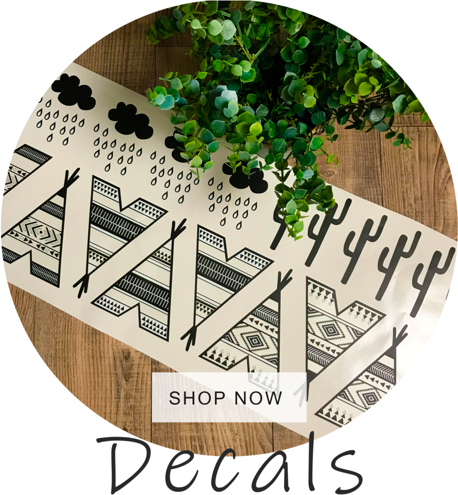 New Nursery Decals - Wall Decal (1024x1024), Png Download