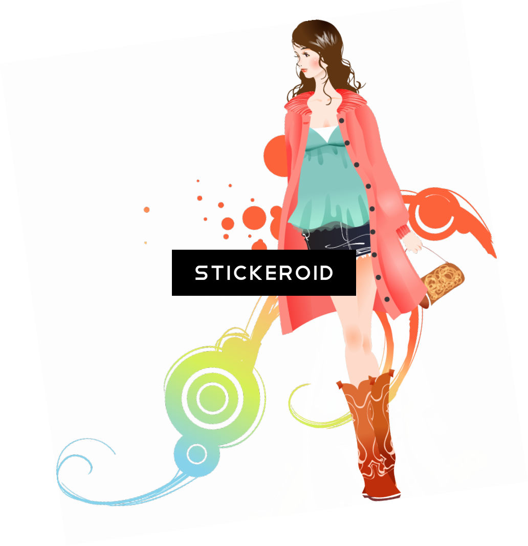 Fashion Girl Model (1032x1067), Png Download