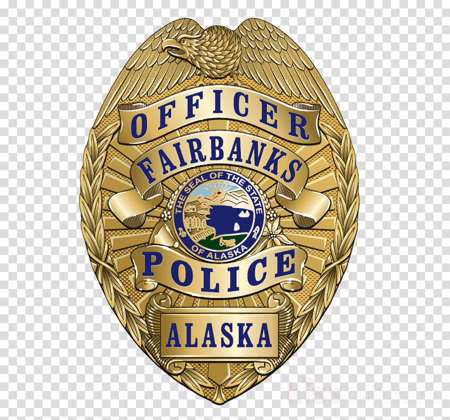 Fairbanks Police Badge Clipart Fairbanks Police Department - Police Badge Transparent Background (900x840), Png Download
