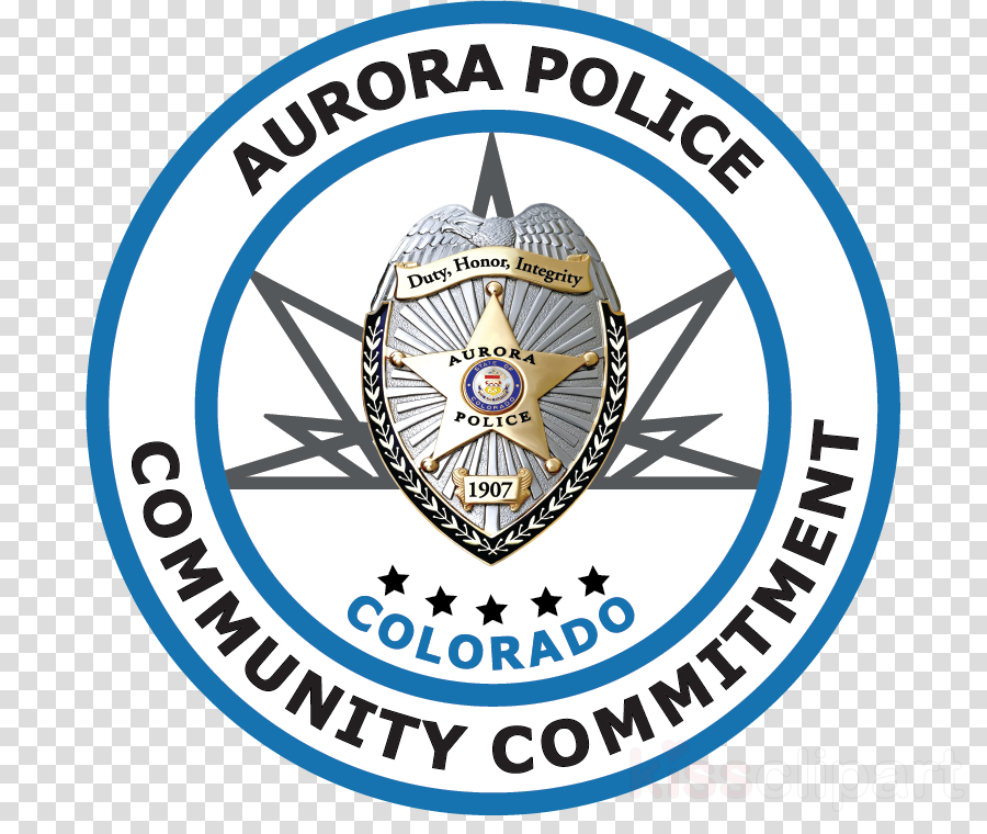 Aurora Police Badge Clipart Aurora Police Department - Aurora Police Badge (900x760), Png Download