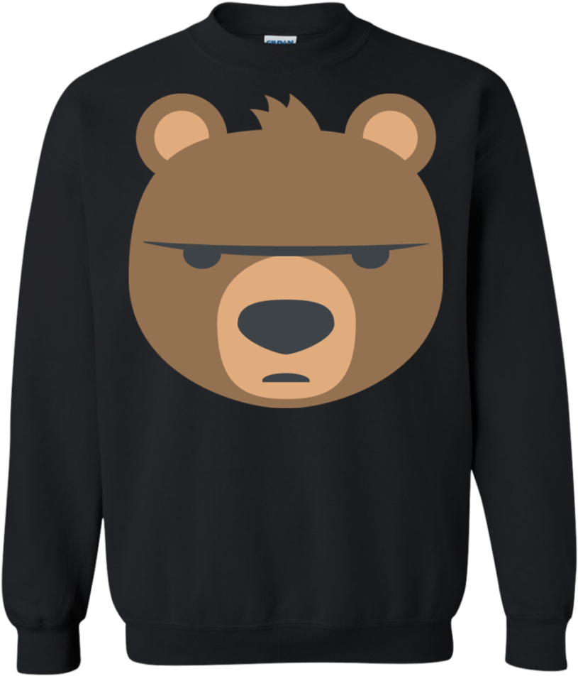 Big Bear Emoji Sweatshirt - Yosemite Park T-shirts (960x960), Png Download
