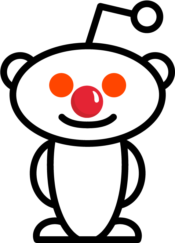 Facial Expression Nose Smile Clip Art - Reddit Alien (800x800), Png Download