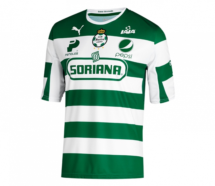 Men's Club Santos Laguna Home Soccer Jersey - Sports Jersey (800x600), Png Download