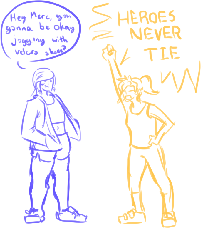 Pharmercy Never Ties 179k - Cartoon (770x840), Png Download