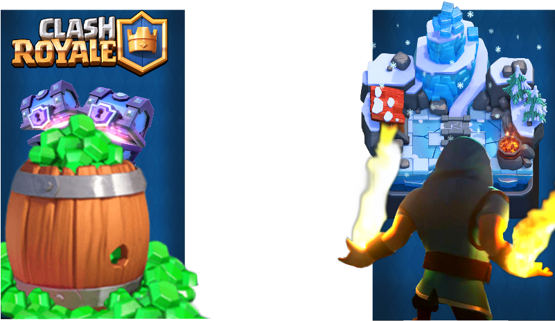 Clash Royale Overlay Png (800x480), Png Download