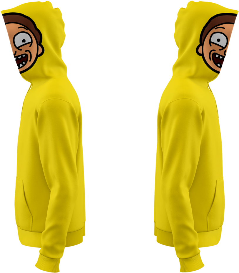 Morty Smith Zip Hoodie - Morty Smith (960x960), Png Download