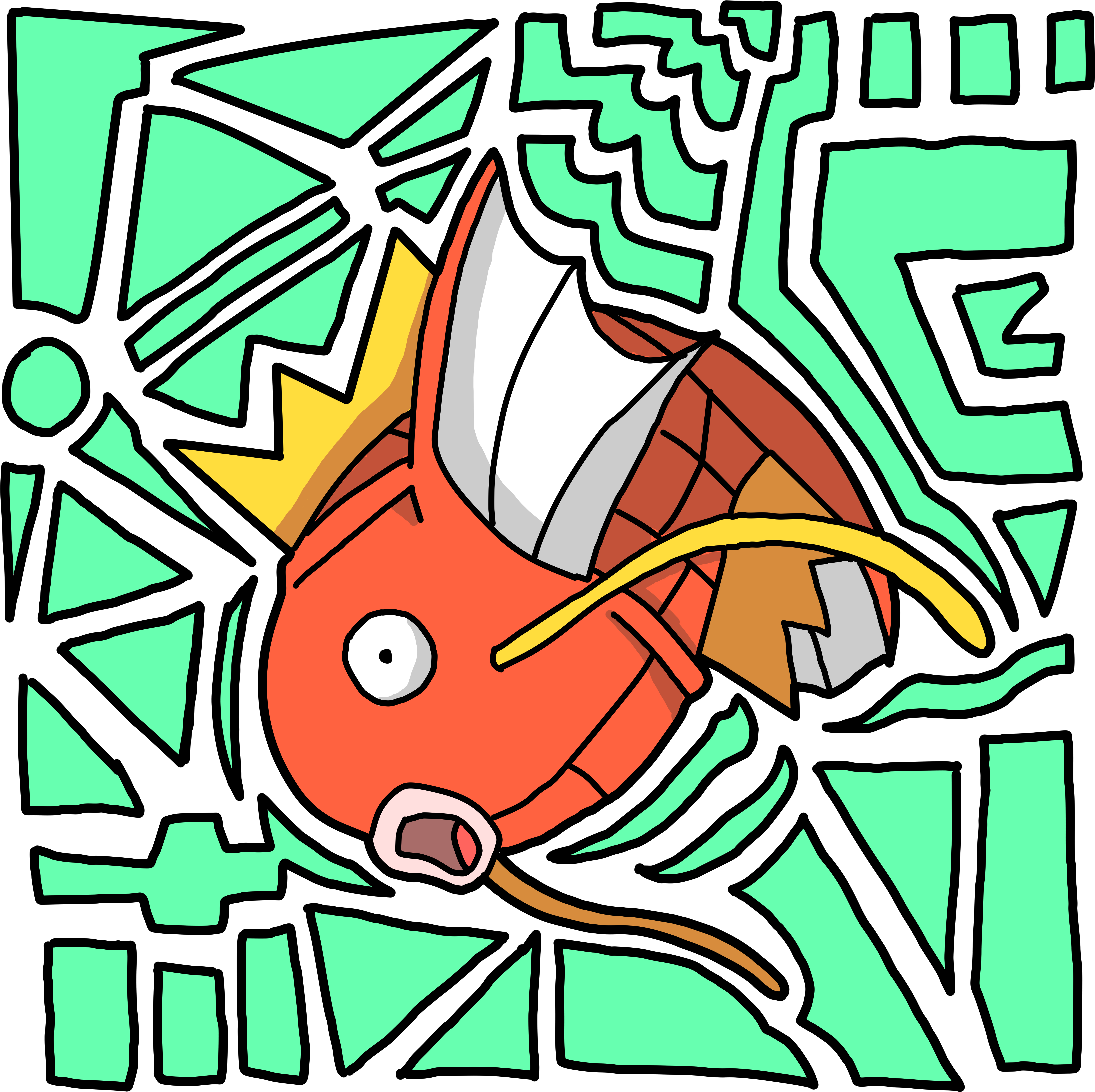 Magikarp (6000x6000), Png Download