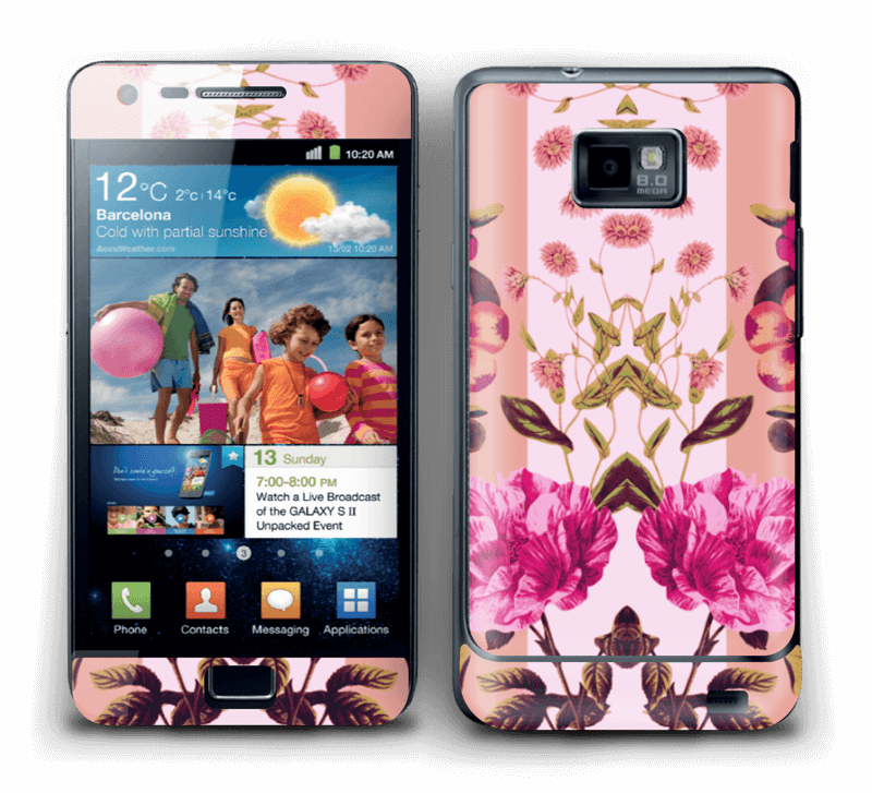 Flores Rosas - Samsung Galaxy S2 (800x727), Png Download