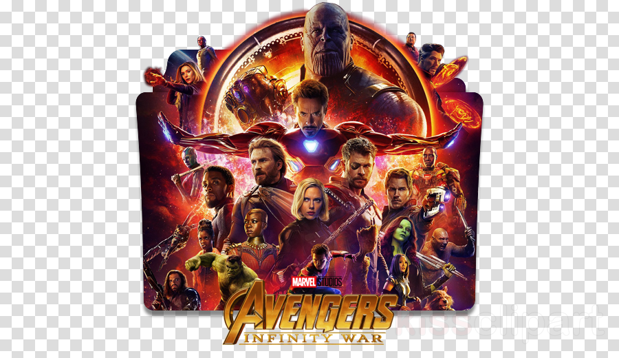 Avengers Infinity War Folder Icon Clipart Thor Loki - Avengers Infinity War Poster Png (900x520), Png Download