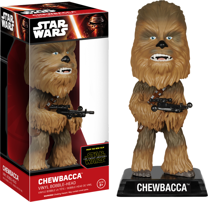 Star Wars - Chewbacca Vinyl Bobble Head (700x677), Png Download