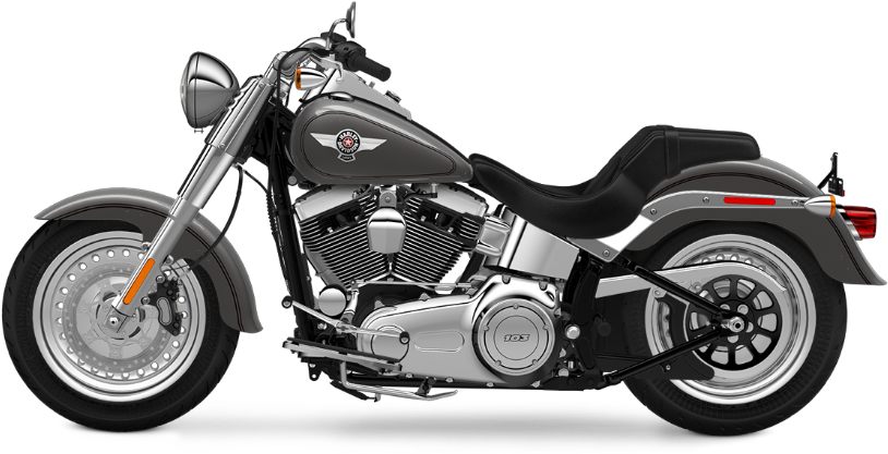 2016 Softail Fatboy Transparent Charcoal Pearl - 2017 Heritage Softail Blue (973x675), Png Download