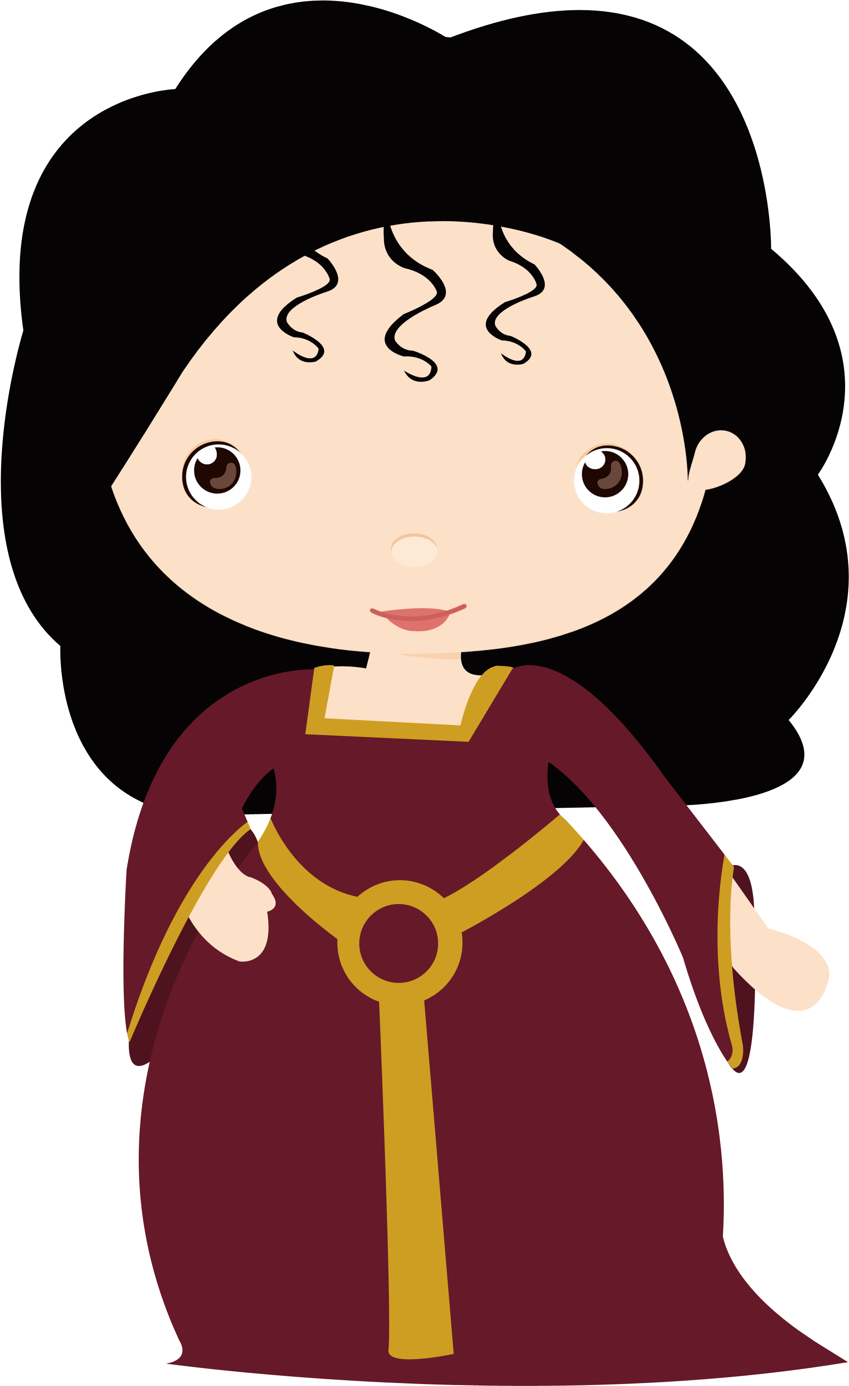 Vilões Dos Contos De Fadas - Rapunzel Witch Clipart (2220x3078), Png Download