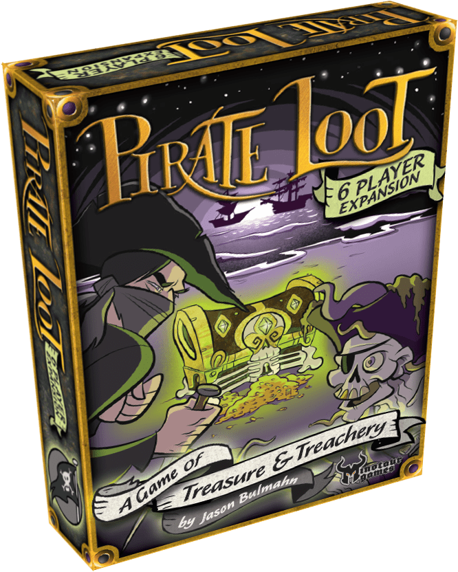 Pl6p 3d Box - Minotaur Games Pirate Loot: 6 Player Expansion (757x885), Png Download