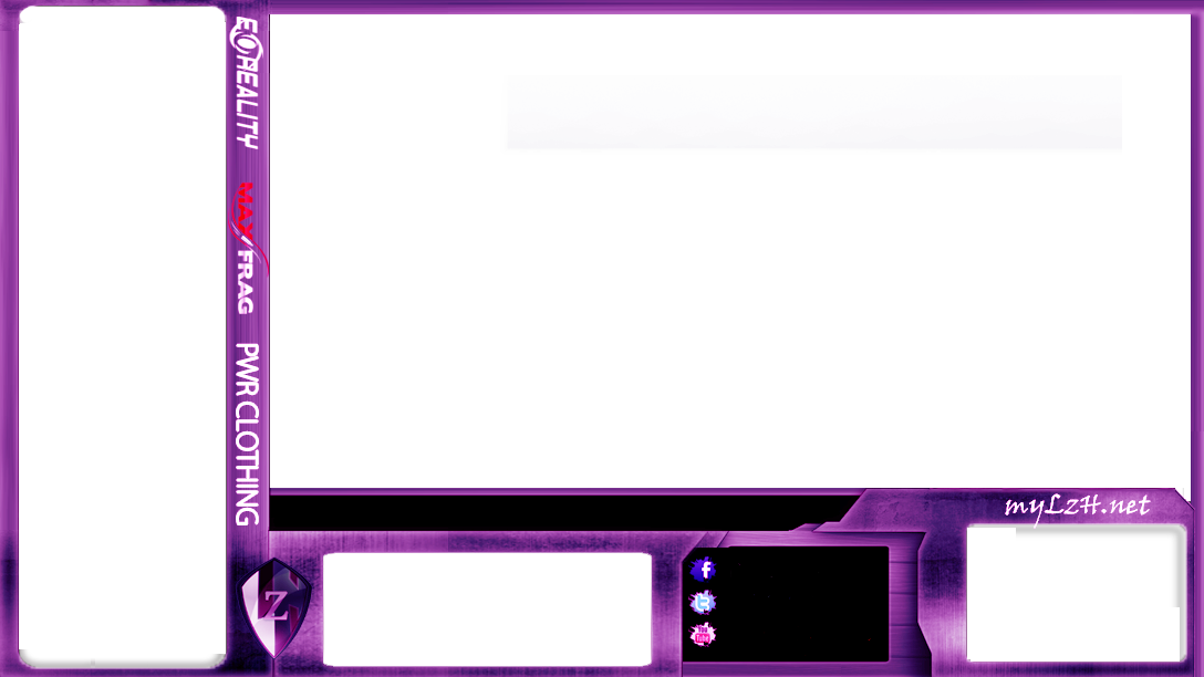 The Purple Overlay Edited - Purple Stream Overlay Template (1088x612), Png Download