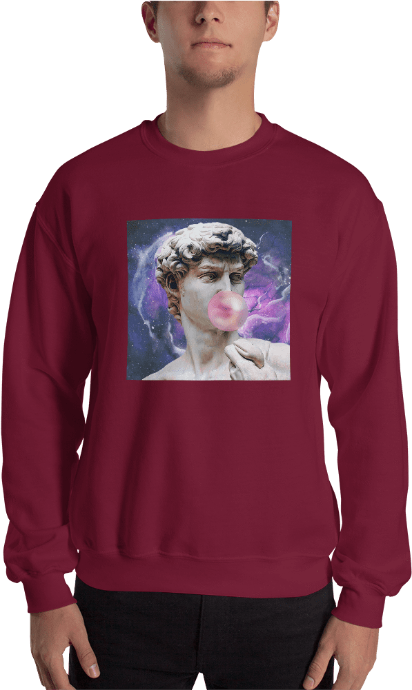 Shopping Poppin Sweatshirt Maroon / 2xl - Ric Flair Christmas Sweater (1000x1000), Png Download