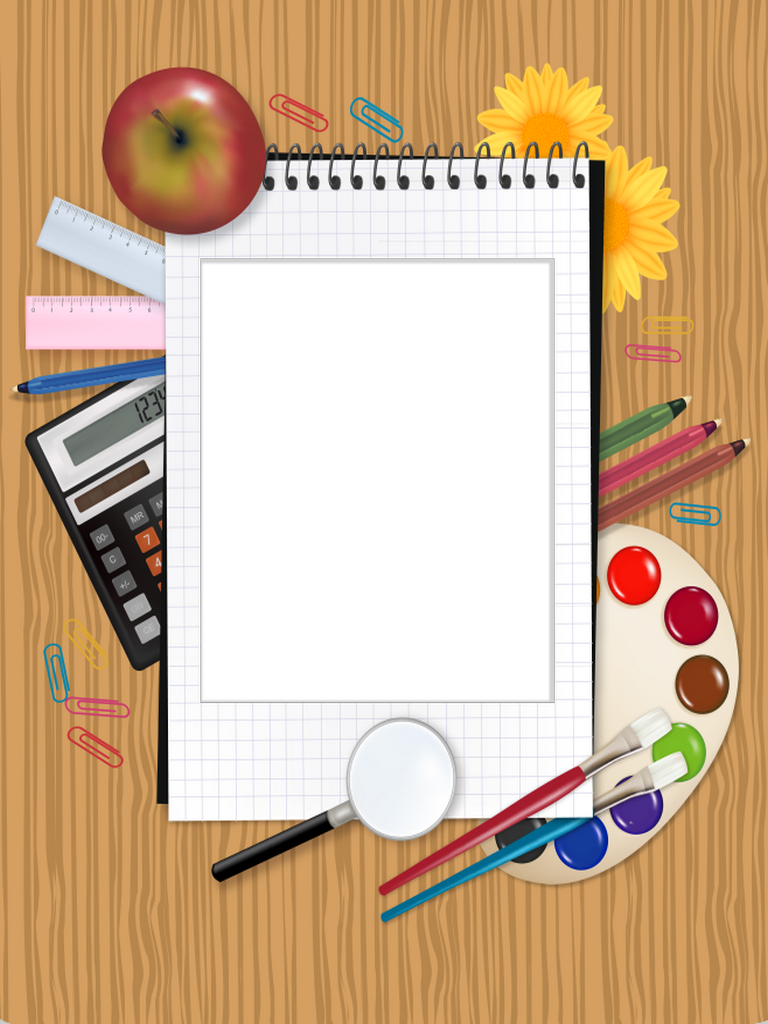 Borders And Frames, Frame Clipart, Art Education, Printables, - Escolar Photo Frame Png (658x800), Png Download