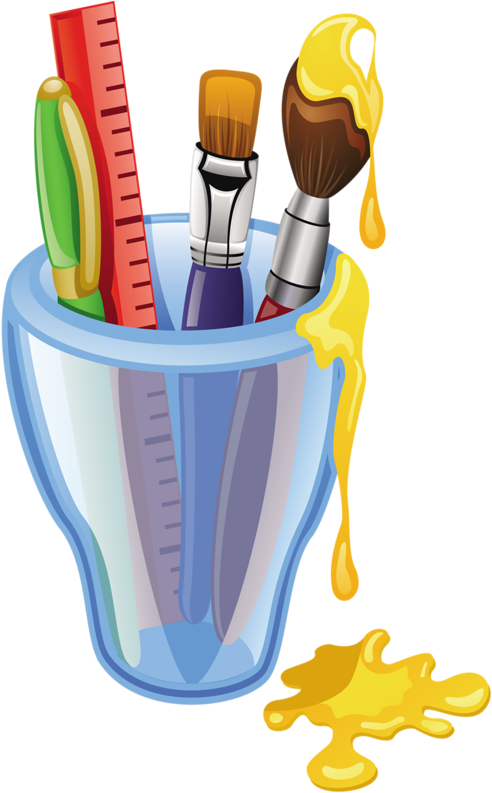 Article D Ecole School Border, Family Clipart, School - School Objects Vector (511x800), Png Download