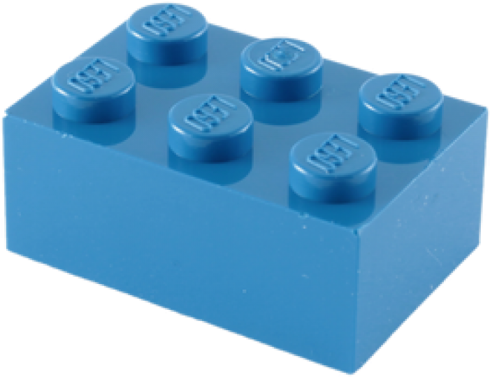 Lego Green Pencil And In Color - Lego Brick Transparent Background (700x700), Png Download