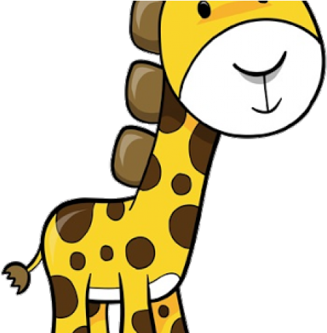 Cartoon Baby Giraffe (640x480), Png Download