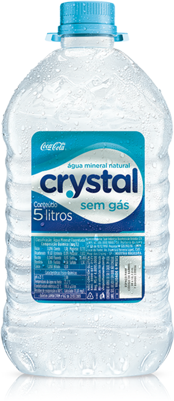 Água Crystal 5 Litros - Agua Crystal (568x800), Png Download