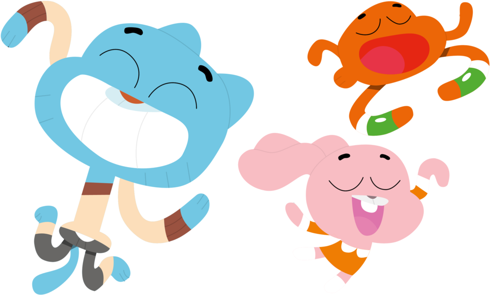 Free Stock The World Of Gumball - Amazing World Of Gumball Vector (1024x641), Png Download