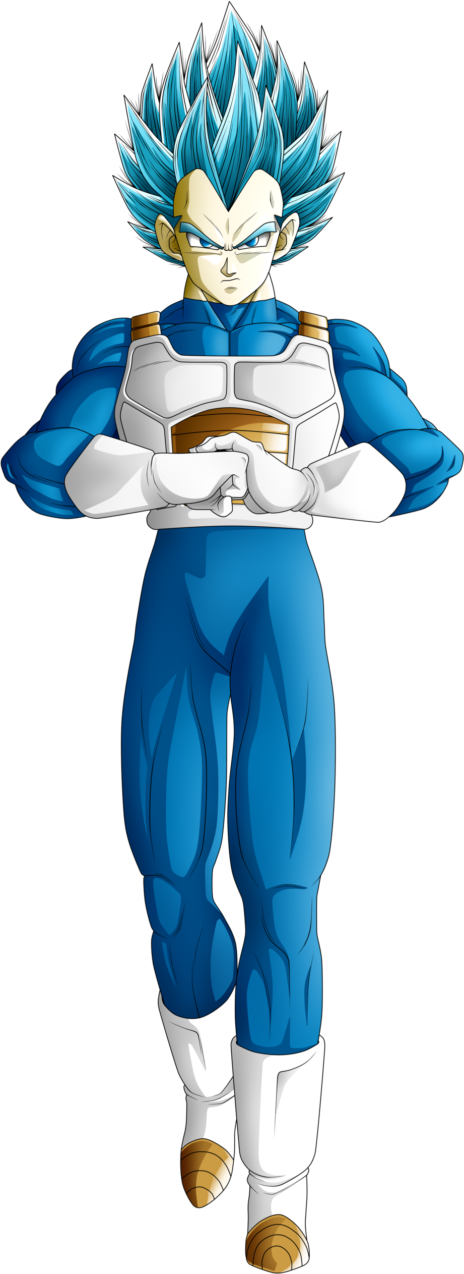 Vegeta Ssb Png Picture Transparent Library - Universe Survival Ssj Blue Vegeta (1024x2822), Png Download