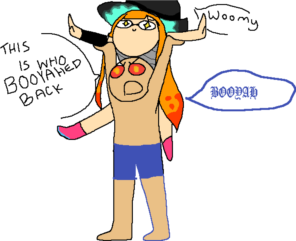 Woomy Boi - Cartoon (1332x1110), Png Download