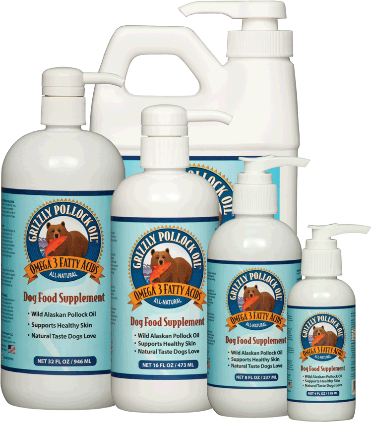 Grizzly Wild Alaskan Pollock Oil - Grizzly Pollock Oil 8oz (750x853), Png Download
