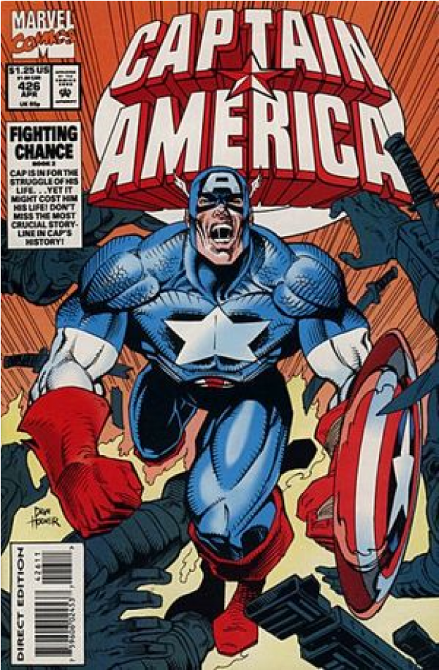 Купете Comics 1994-04 Captain America - Captain America: Fighting Chance - Acceptance [book] (950x950), Png Download