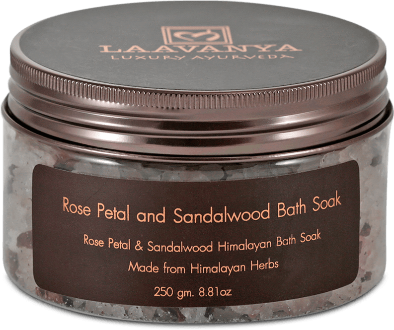 Laavanya Sandalwood & Rose Petal Bath Soaks Kirana - Cosmetics (1000x1000), Png Download