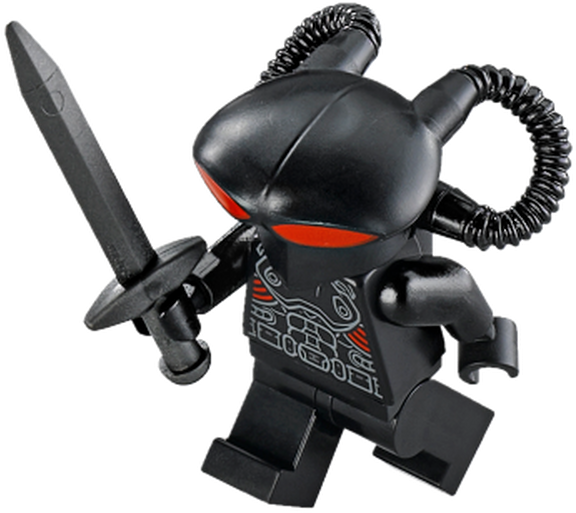 The Third Minifigure Is The Antagonist In The Set, - Lego Aquaman Black Manta Strike (741x513), Png Download