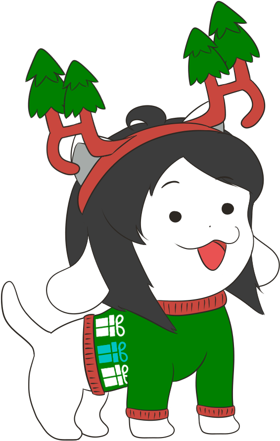 Gyftmas Temmie - Cartoon (600x920), Png Download