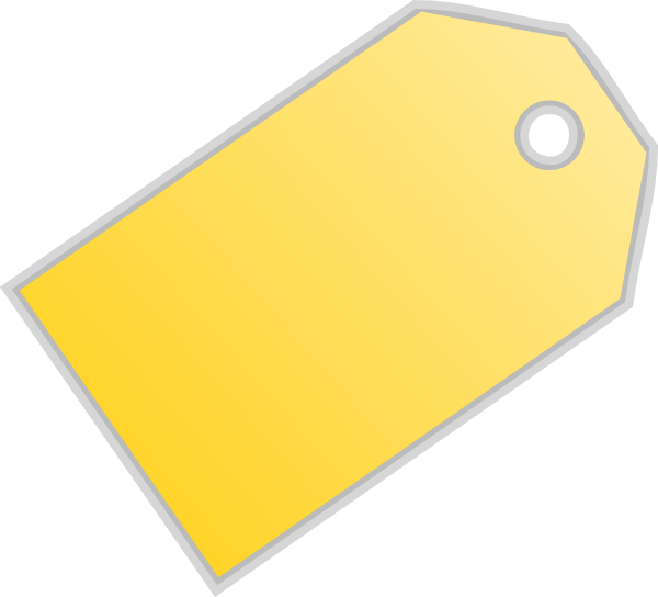 Price Tag Clip Art At Clker (600x544), Png Download