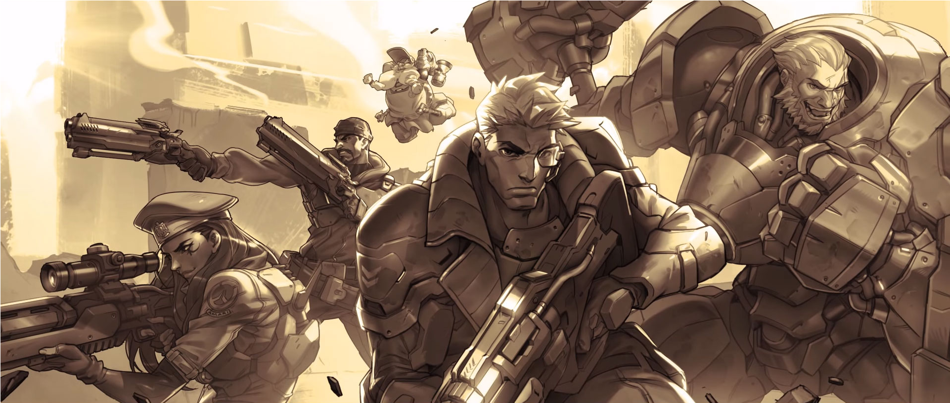 Original Overwatch (1920x1080), Png Download