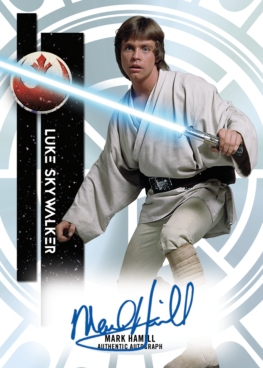 Topps Star Wars High Tek Trading Cards - 2015 Topps High Tek Autograph Cards (875x1225), Png Download
