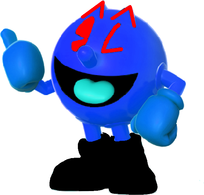 Dark Pac-man - Pac-man (676x644), Png Download