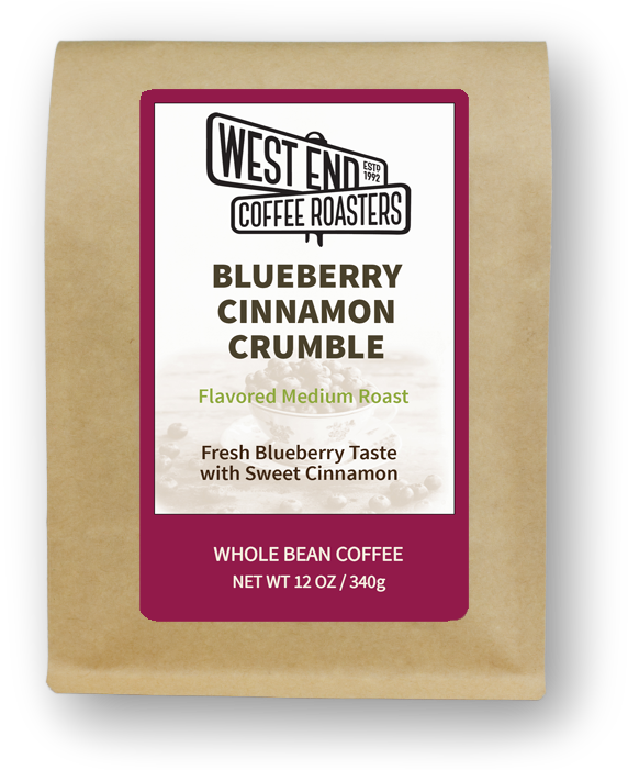 Blueberry Cinnamon Crumble V=1541003916 - West End Coffee Roasters Whole Bean Coffee Jamaican (613x700), Png Download