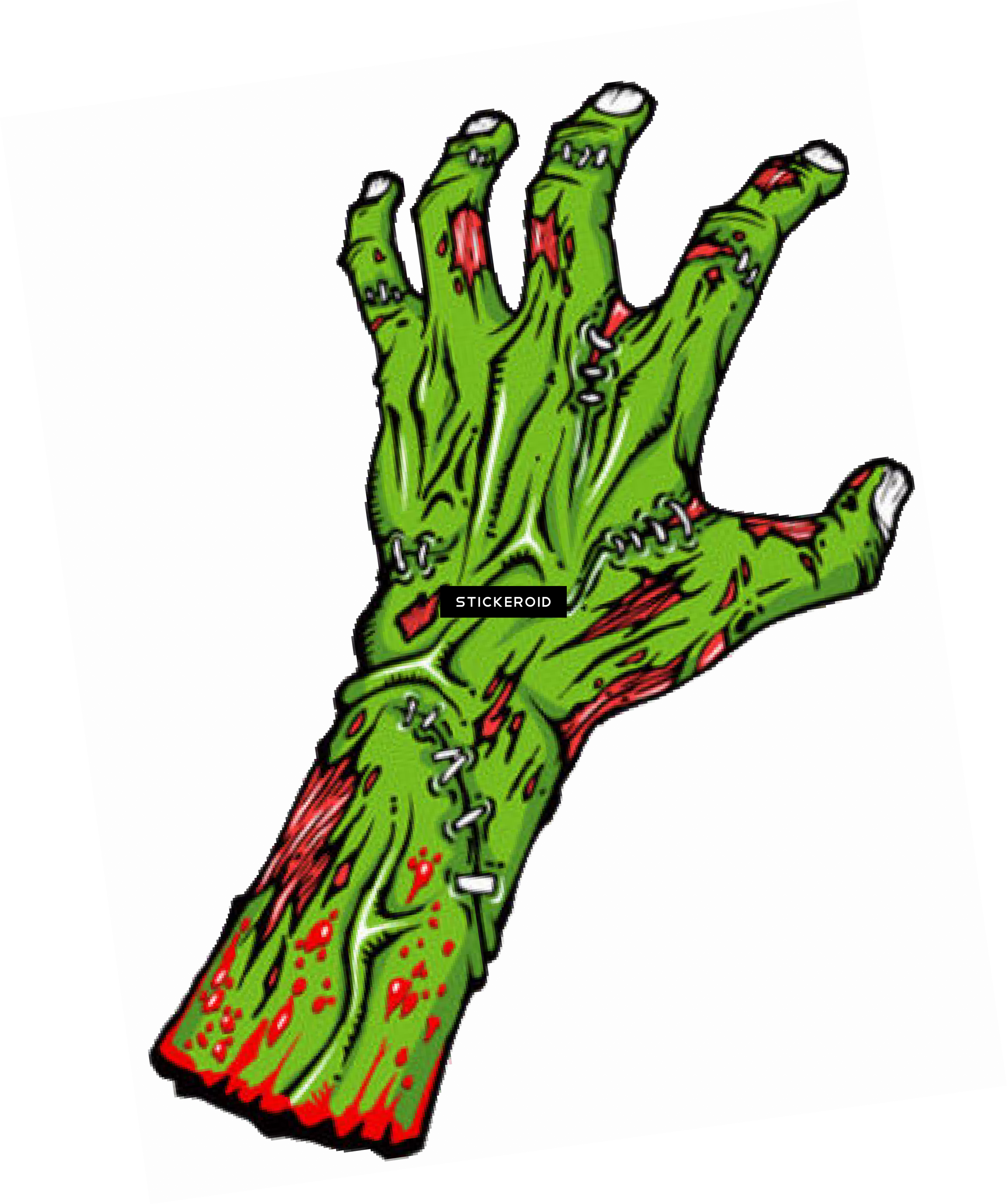 Zombie Fantasy Religion - Zombie Hand Png (2864x3425), Png Download