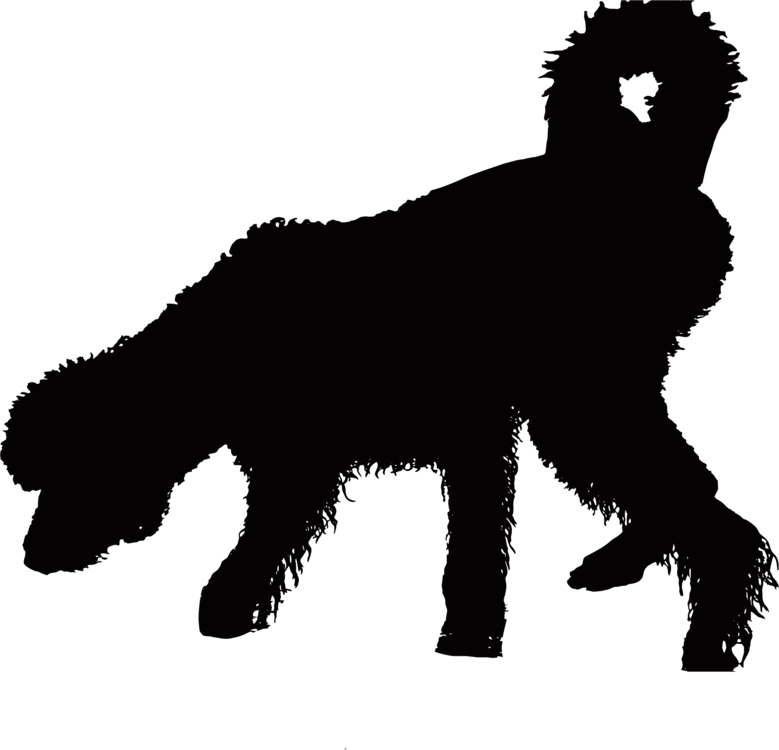 German Shepherd Old English Sheepdog Horse Silhouette - Dog Silhouette Transparent Png (353x340), Png Download