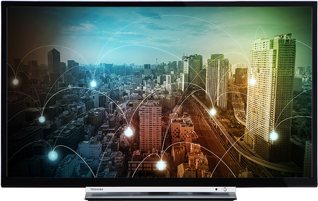 24" Toshiba Hd Ready Wlan Tv Front - Grundig 32 Gfs 6820 (640x640), Png Download