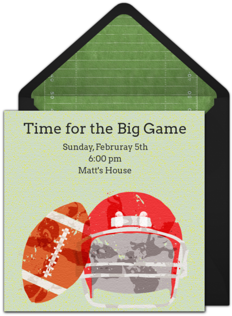 10 Free Super Bowl Party Invitations & Printable Flyer - Party (650x650), Png Download