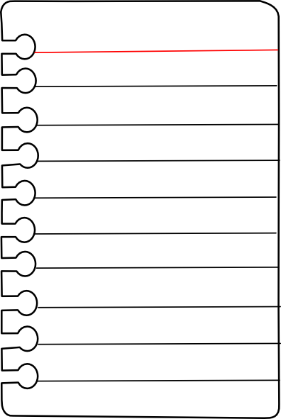 Note Book Paper Png - Clip Art (396x591), Png Download