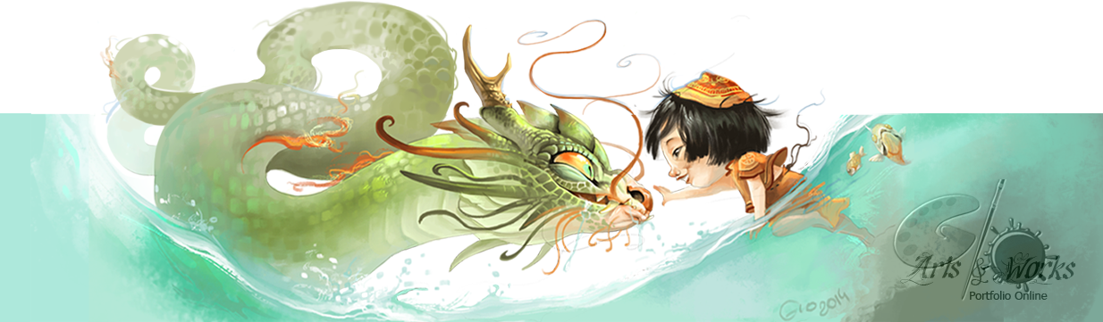 Gio Arts & Works - Art (1234x361), Png Download