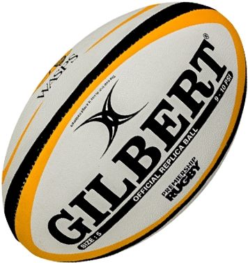 Gilbert Rugby Wasps Replica Ball - Gilbert Rugby Ball (450x450), Png Download