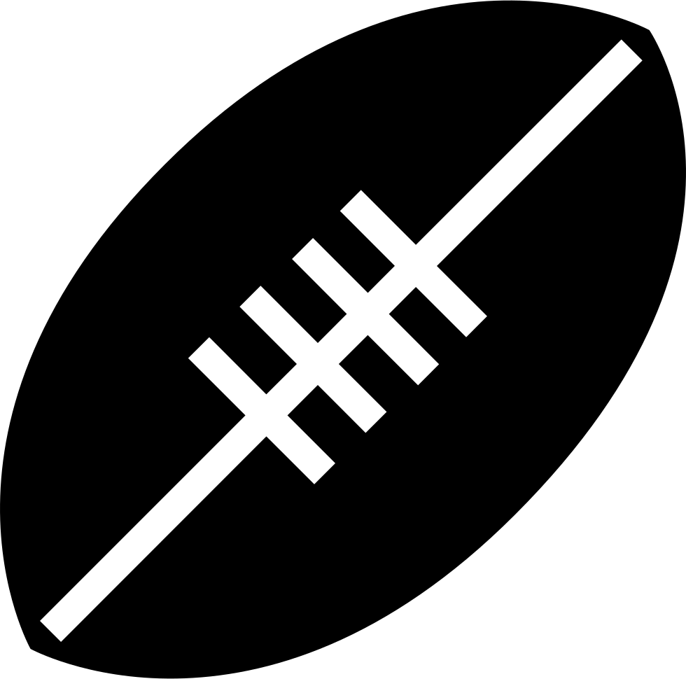 Rugby Ball - - Rugby Ball White Png Icon (980x970), Png Download