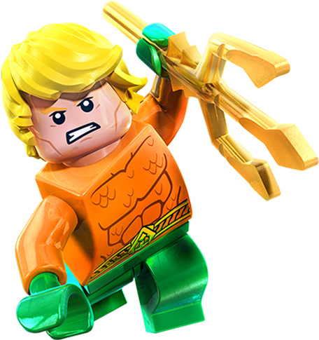 Lego Aquaman Png - Dc Lego Png (536x691), Png Download