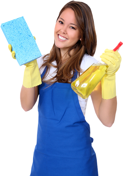 Cleaning Lady Png (443x605), Png Download